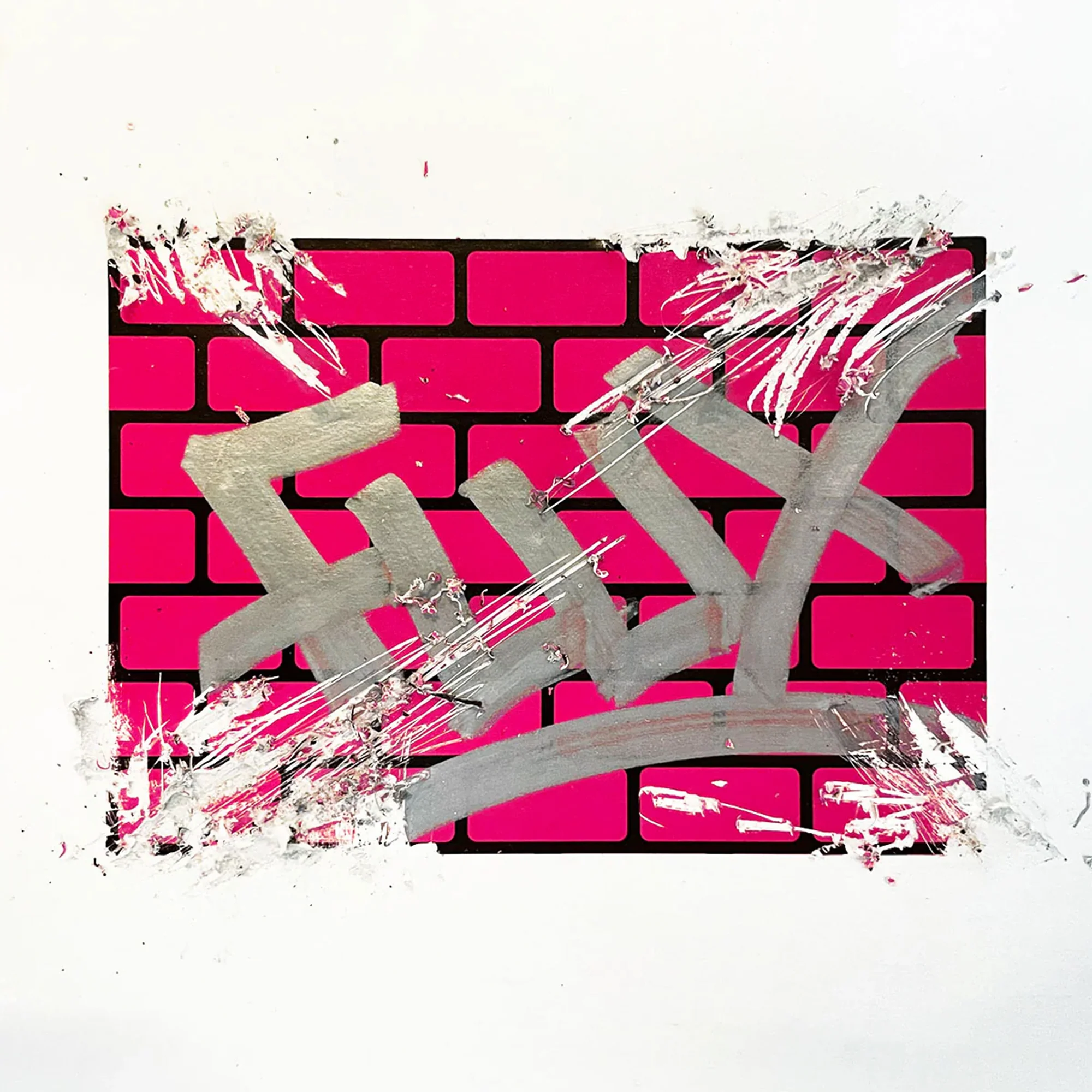 FLUX Eggshell Stickers 50 pcs Bricks Magenta - Image 2