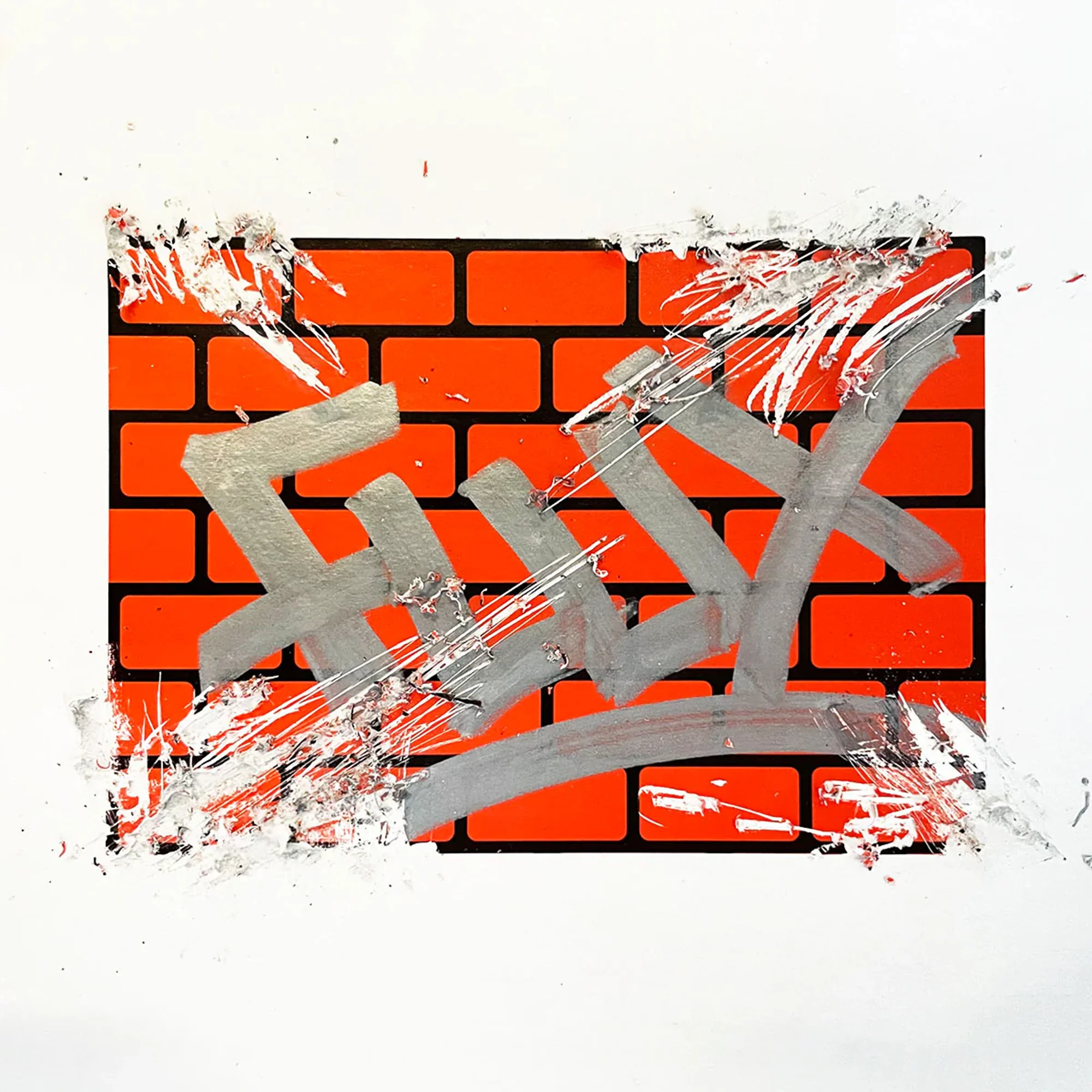 FLUX Eggshell Stickers 50 pcs Bricks Orange - Image 2