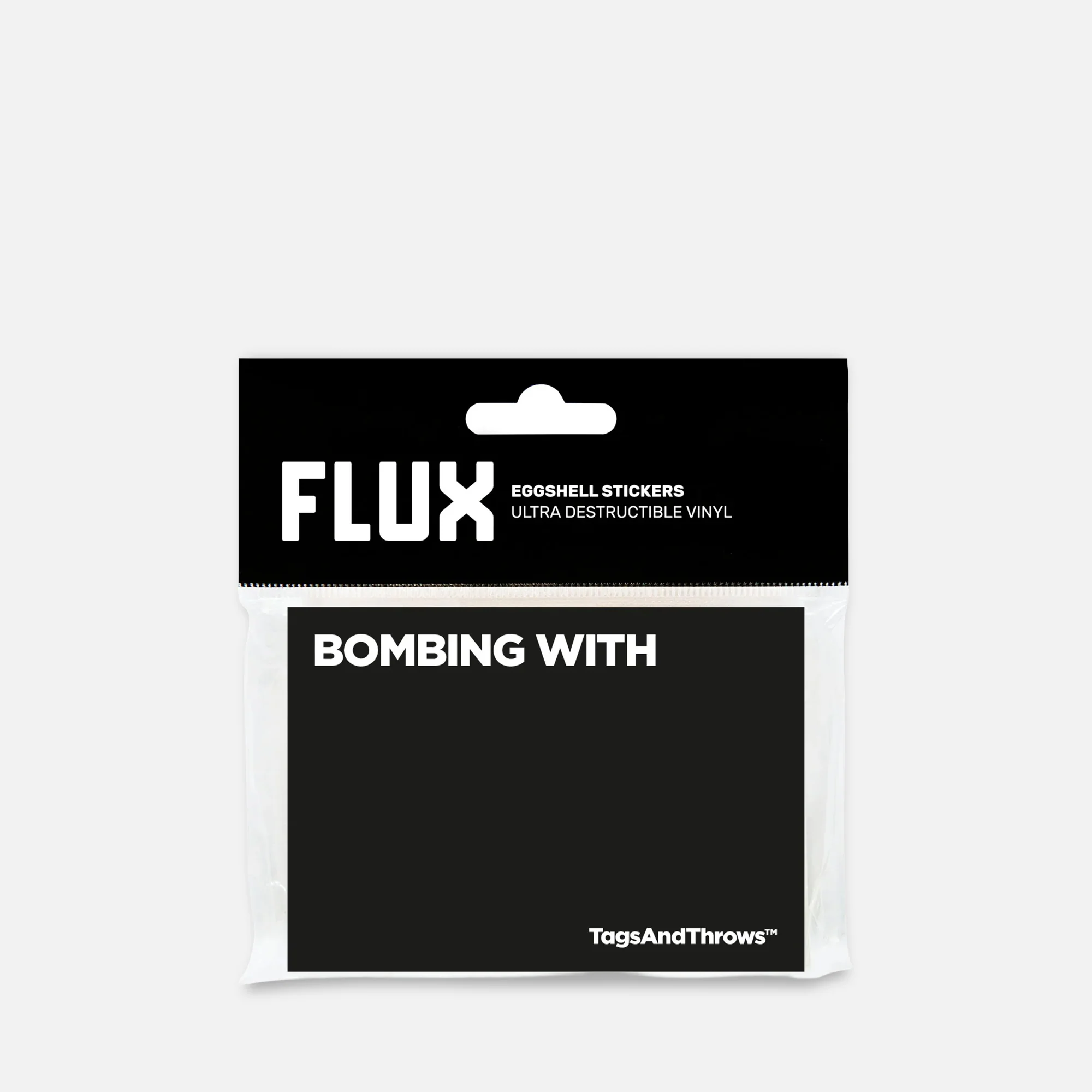FLUX x TagsAndThrows Bombing With Eggshell Stickers 50 pcs