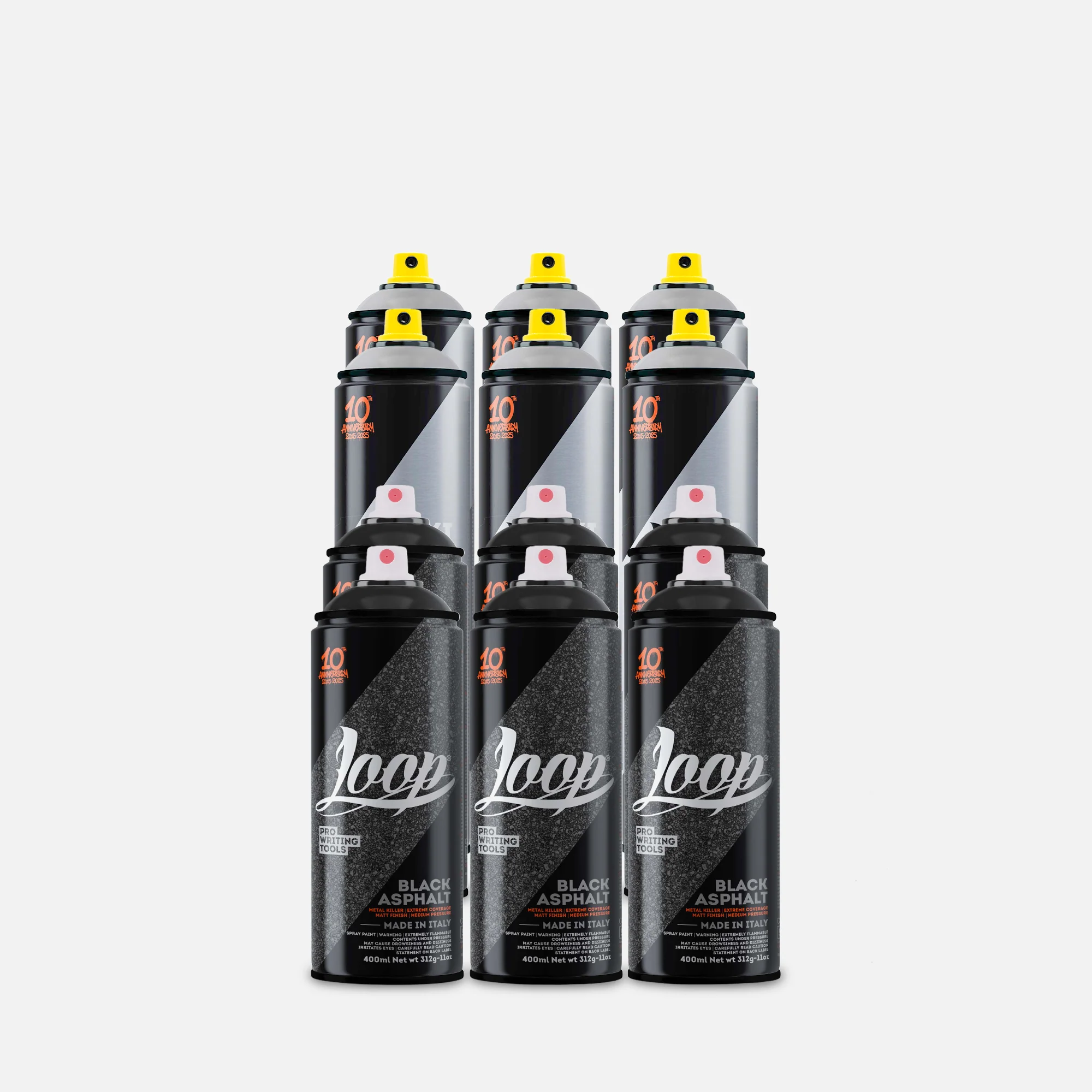Loop Asphalt & Heavy Metal Silverchrome 12 Can Pack