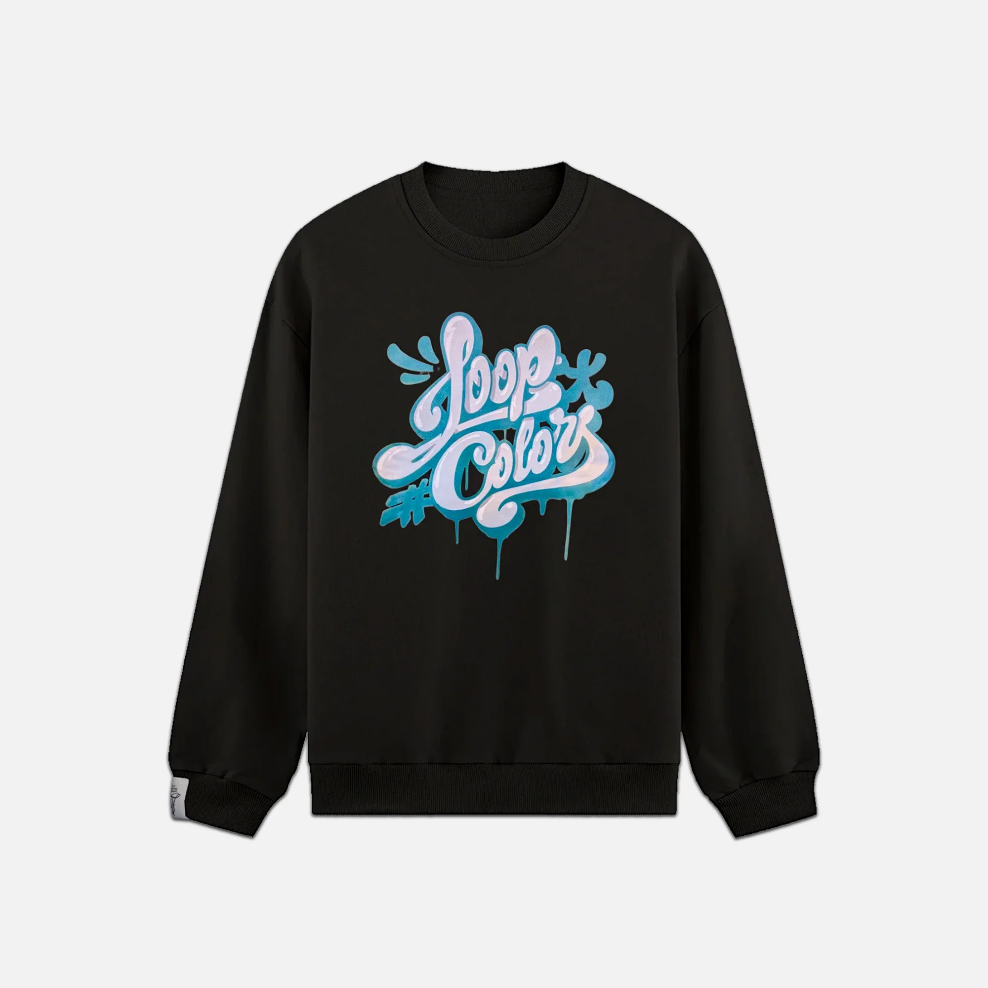 Loop Colours Black Sweatshirt