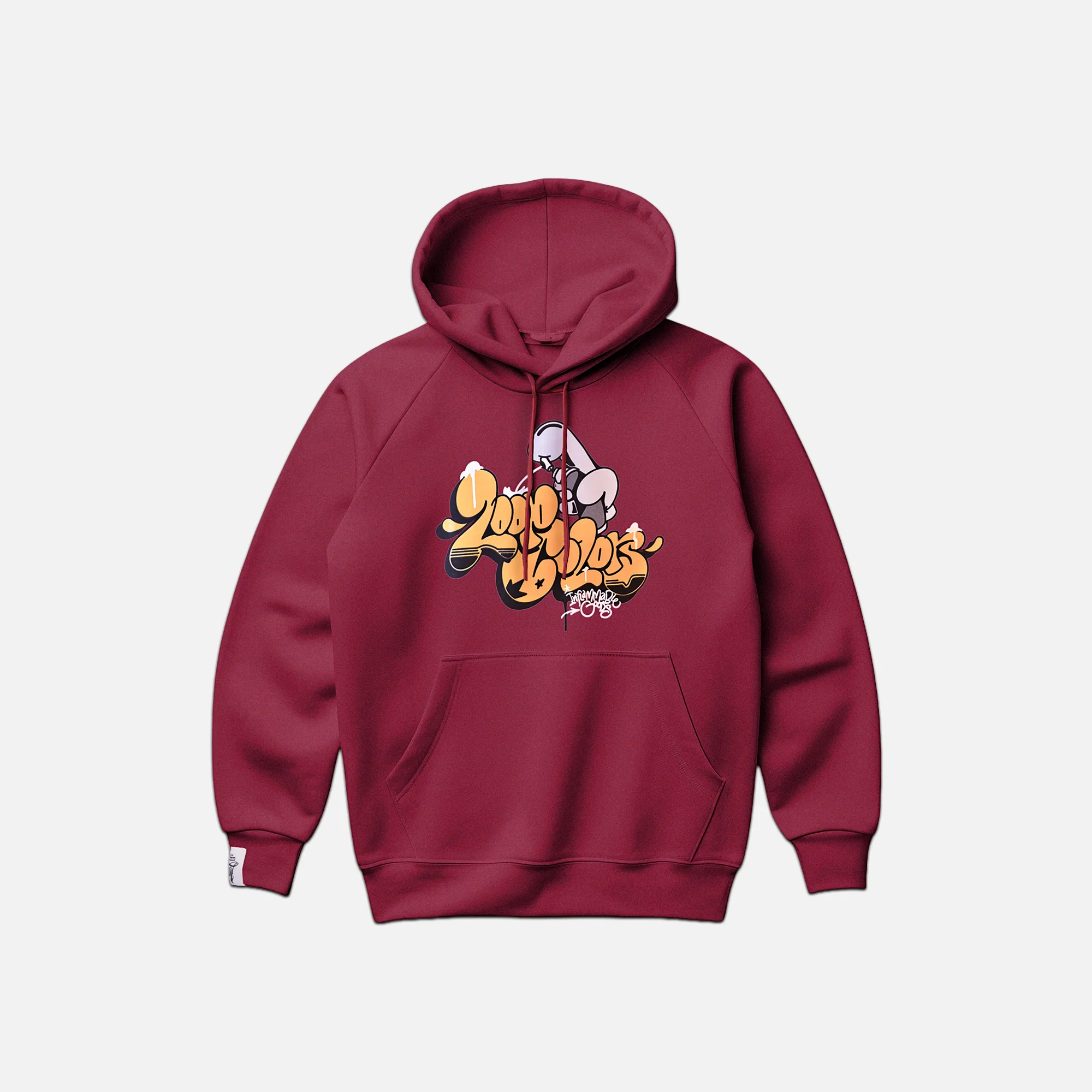Loop Colours Bordeaux Inflammable Goods Hoodie