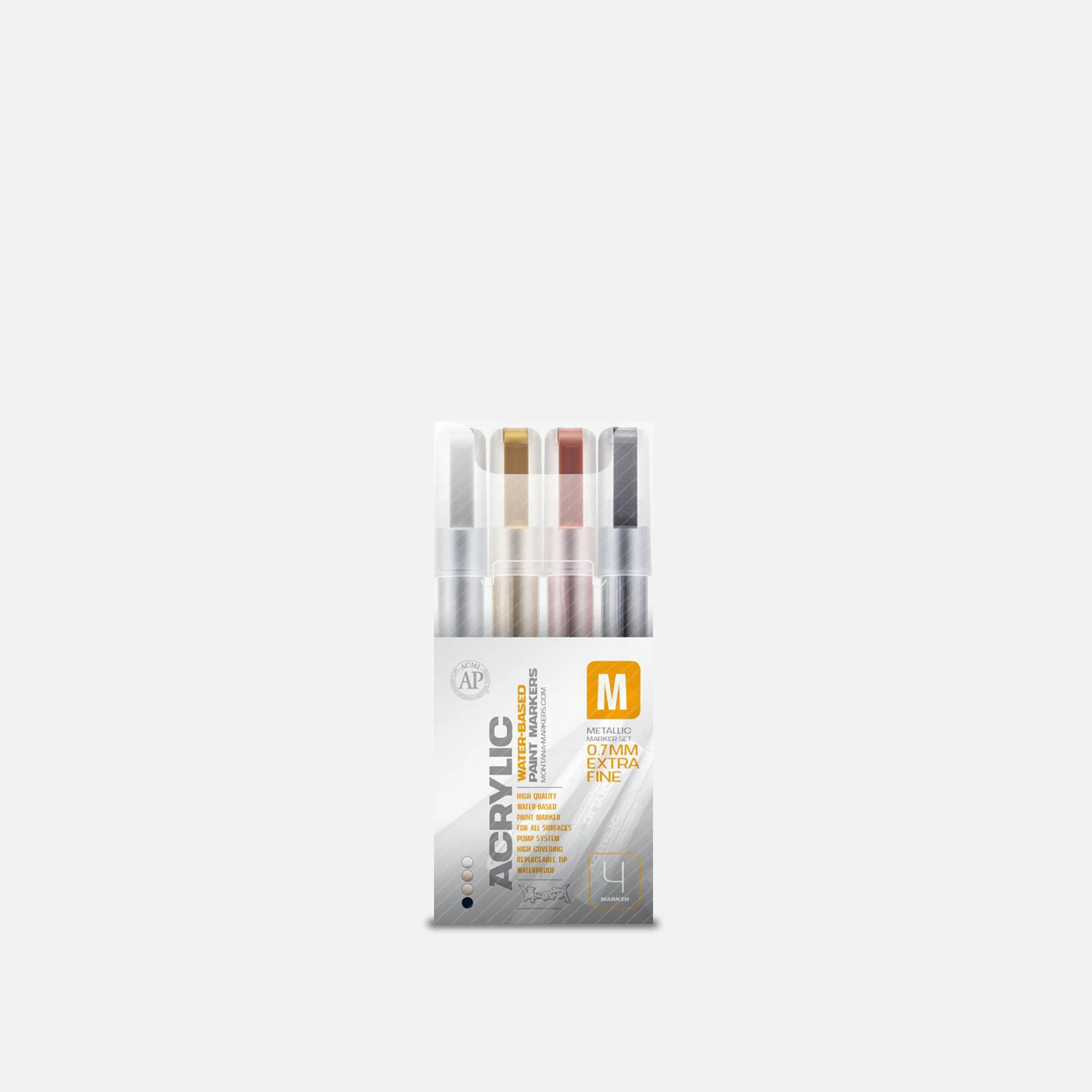 Montana 0.7MM Metallic Marker Set