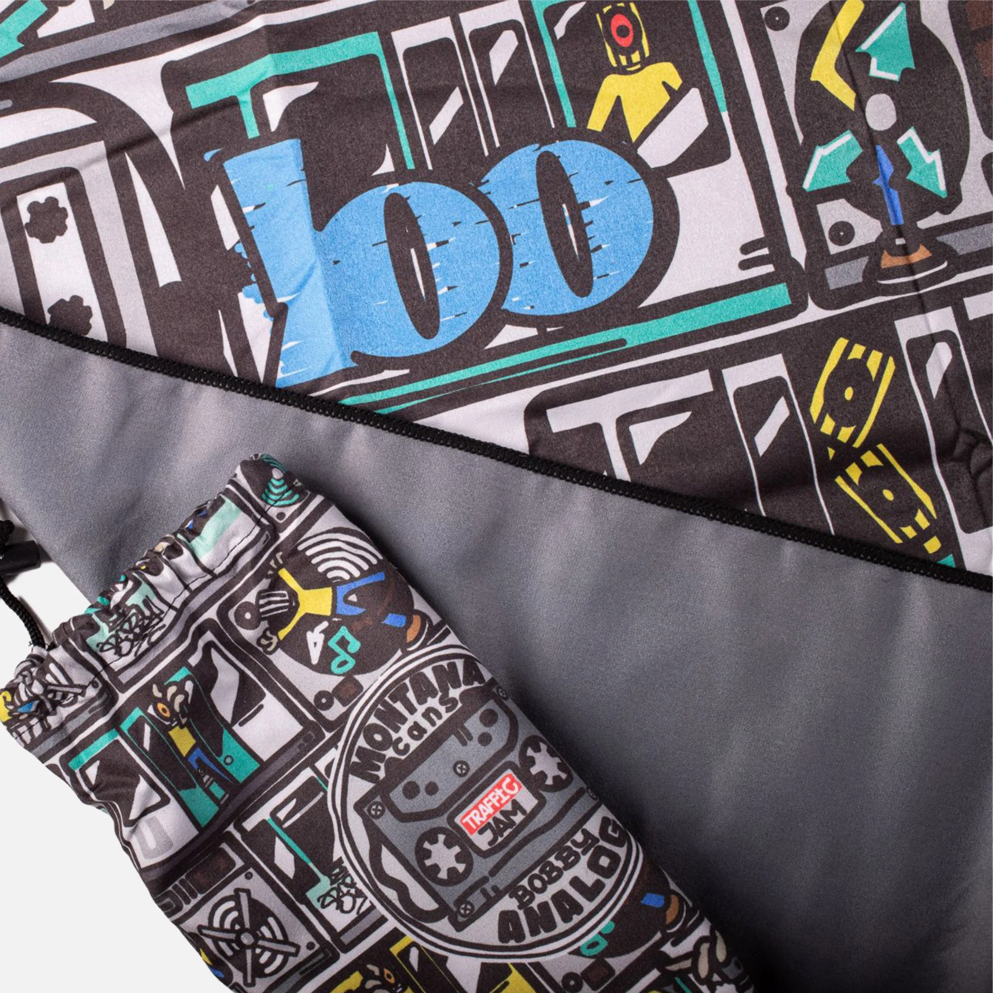 Montana Beach Towel - Traffic Jam by Bobby Analog - Image 3