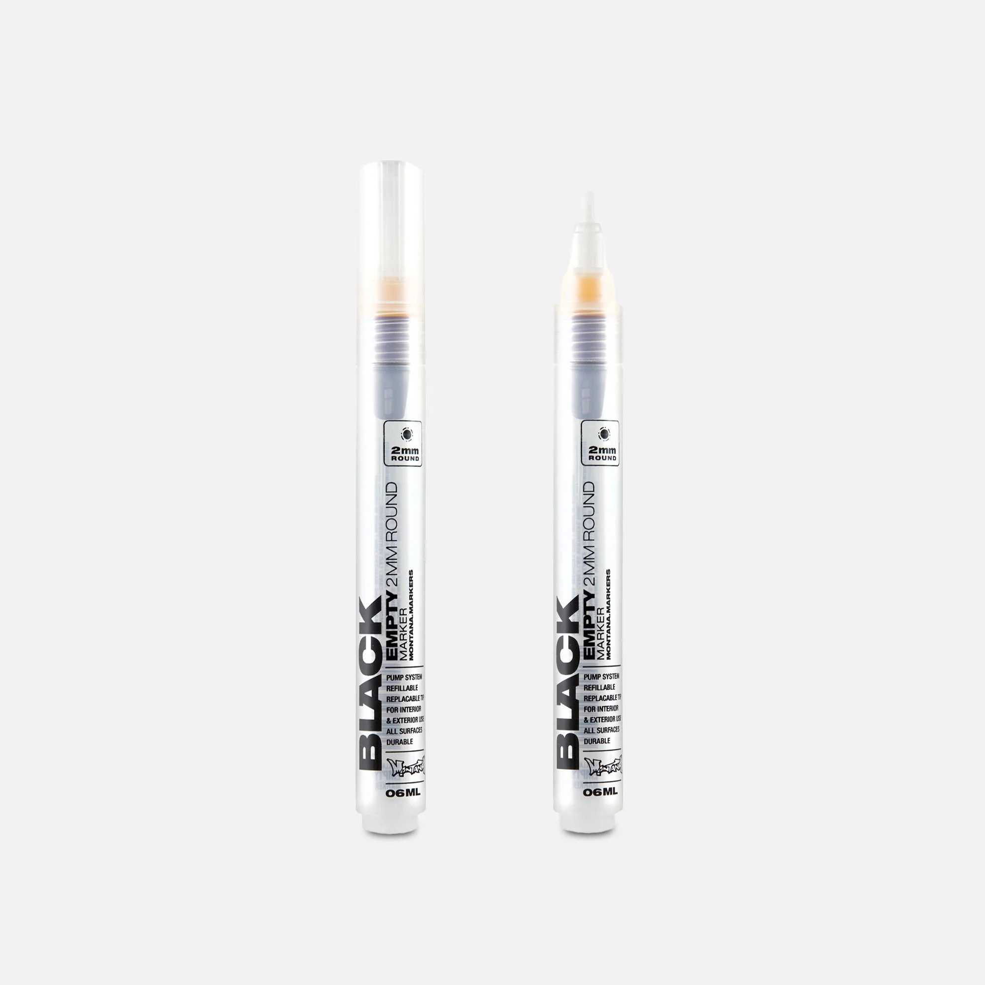 Montana Black Empty Marker 2MM Round