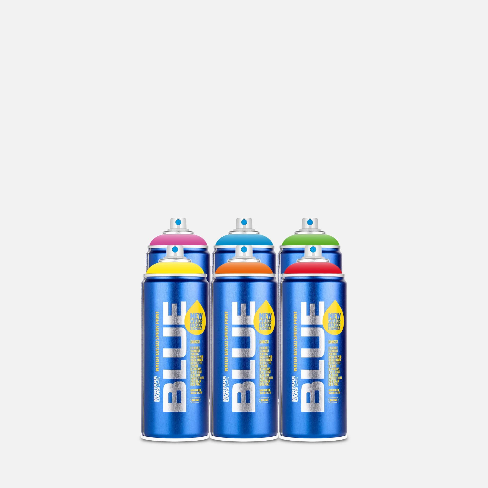 Montana Blue Water Based 400ML 6 Can Pack