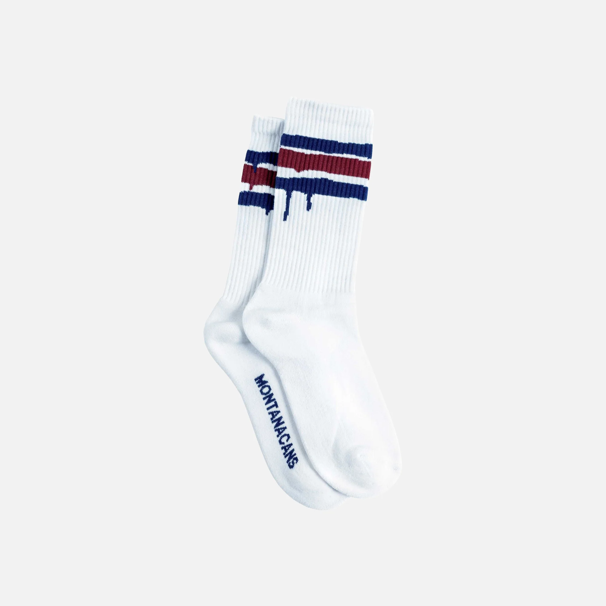 Montana Socks Stripes White - Image 2