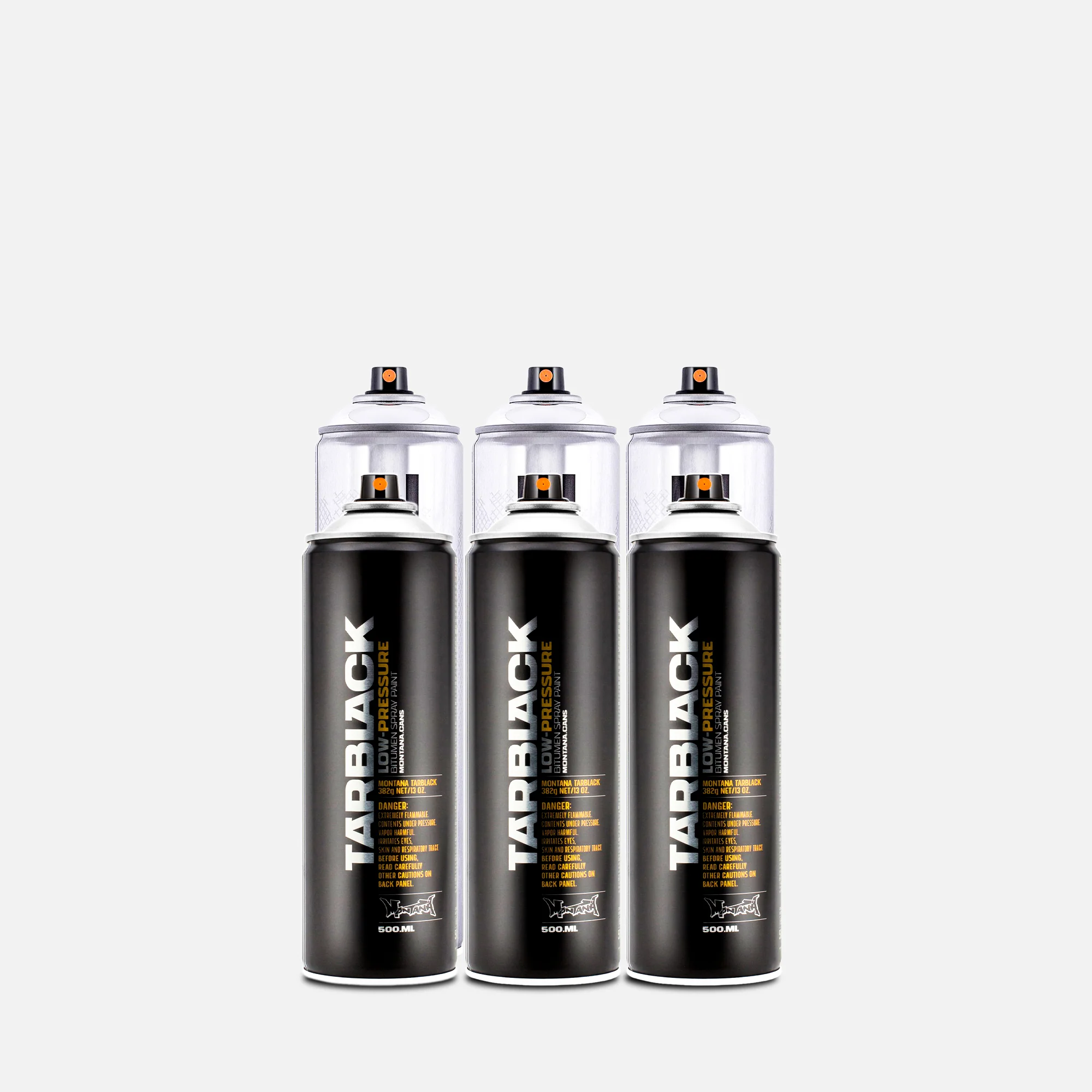 Montana 500ml TarBlack & 600ml Chrome 6 Can Pack