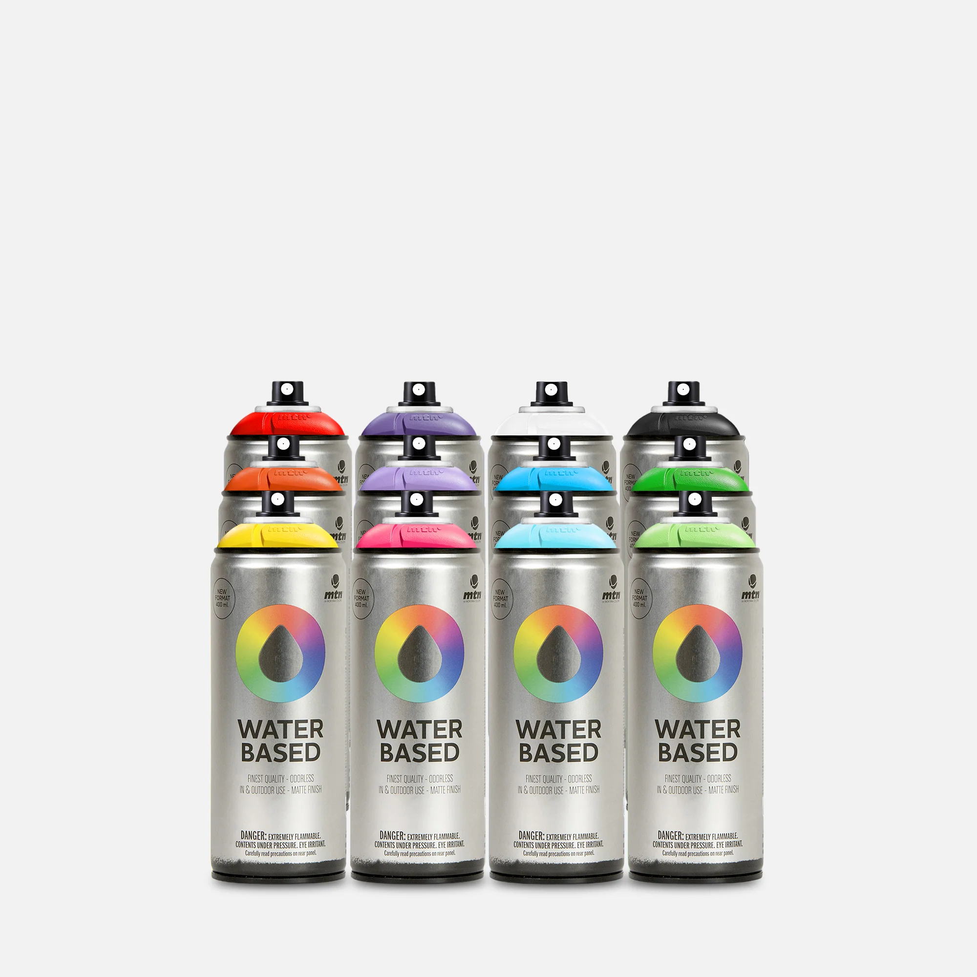 MTN Water Based 400ML 12 Can Pack